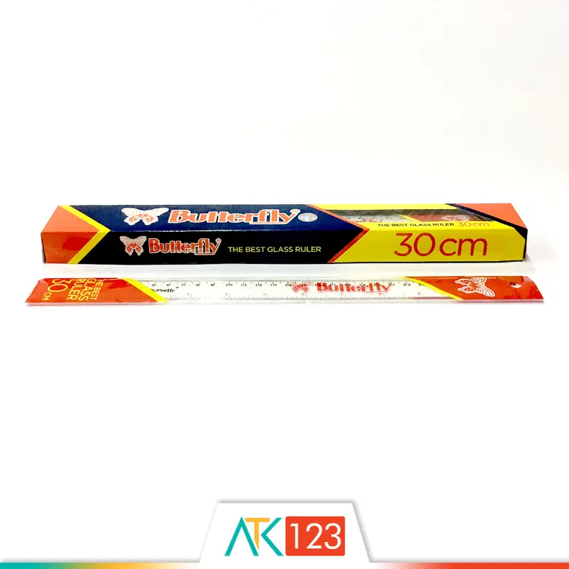 Penggaris Plastik 30 cm Butterfly 3
