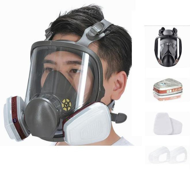 Bộ Mặt Nạ 6800 Có đầy đủ Phin Lọc Tấm Lọc Và Nắp Lọc 7 Chi Tiết Khautrang N95…