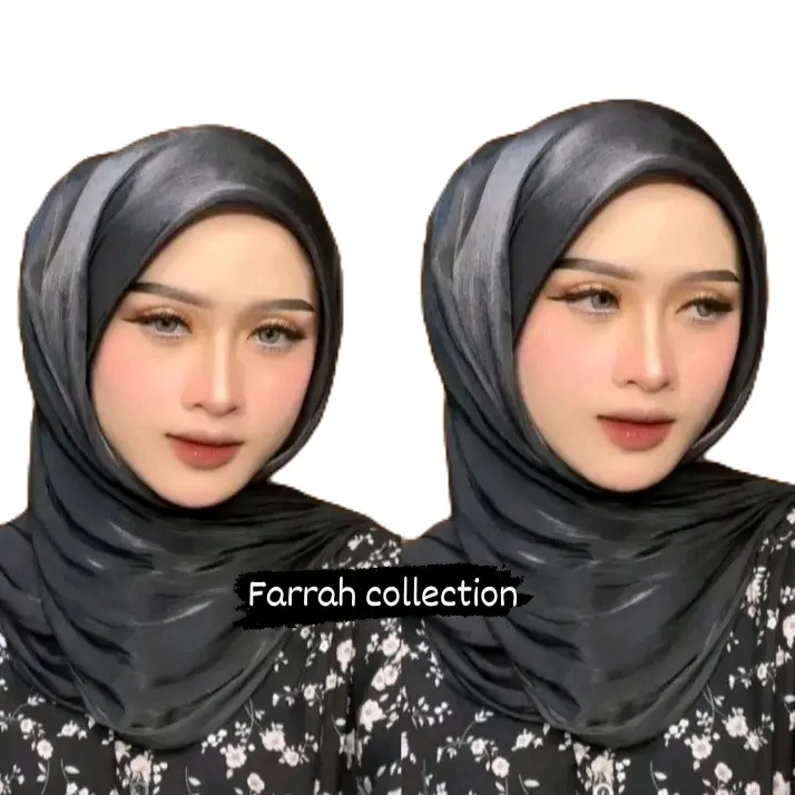 Shimer Pashmina Credenza Azahra / Pashmina Shimer Credenza Silk Premium Termurah Terlaris ! ! ! Jilbab Muslim Wanita Soft Satin