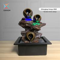 Gambar Oxihom W818 Water Fountain Ornament Articles Taman Air Mancur Mini Garden Abstrak Dekorasi Indoor dan Outdoor Rumah Unik dan Antik Feng Shui Motif Batu Alam Minimalis Membuat Ruang Tamu yang Mewah Elegan Hangat dan Romantis dengan lampu LED - W818 dari Oxihom Kota Depok 2 Tokopedia