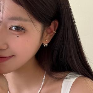 EAR PARTNER-新作の売れ筋イヤリング＆イヤリング。甘く個性的で高級感のある女性用リボンスタッドピアス（eh-3223）