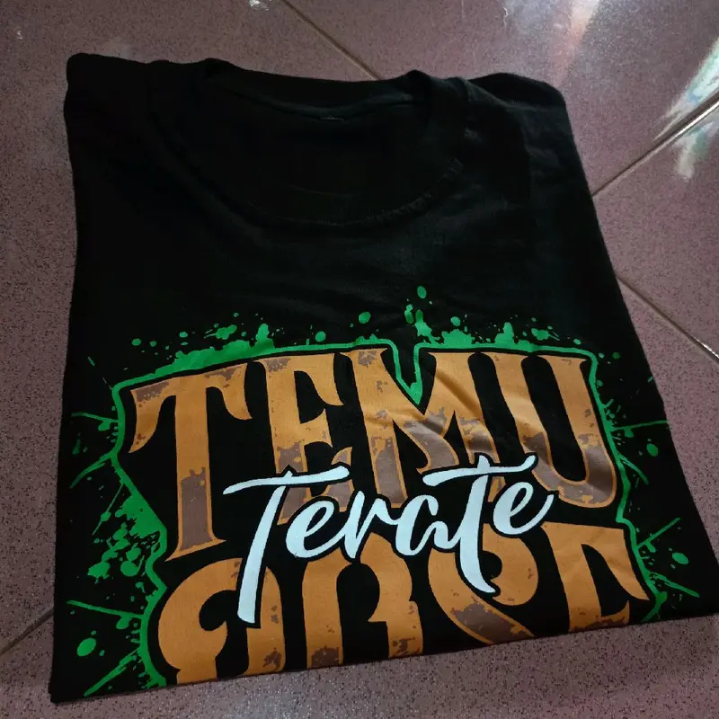 Kaos Psht Temu Rose Terate Katun Combed Lengan Pendek 6