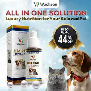 Max Paw Super Serum Standar Emas Perawatan Kucing Anjing Lebih Dari Vitamin Kucing Anjing Biasa