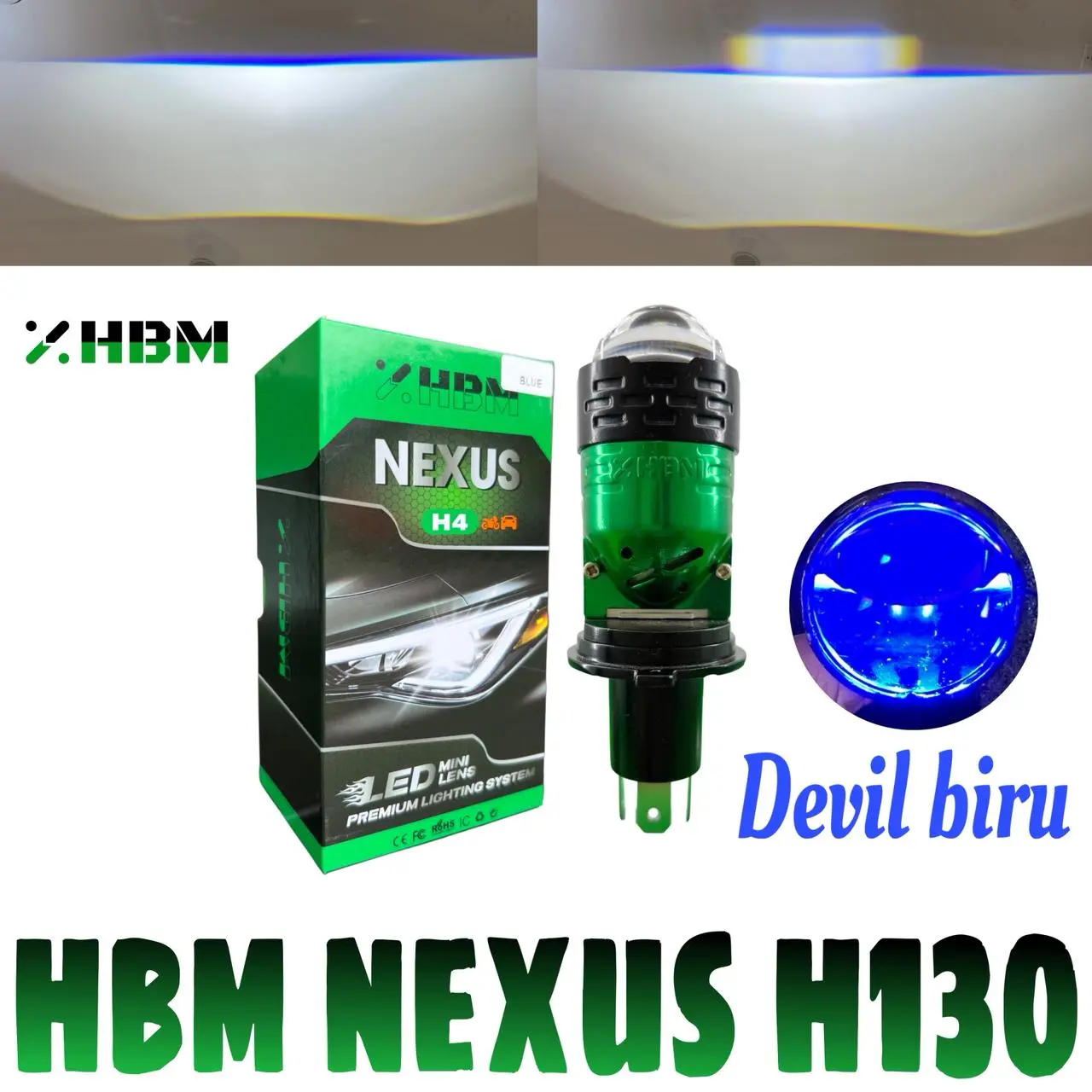 1 WARNA (DEVIL BIRU)