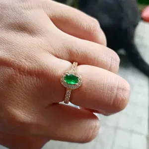 CINCIN OVAL PERMATA TANAM CINCIN WANITA