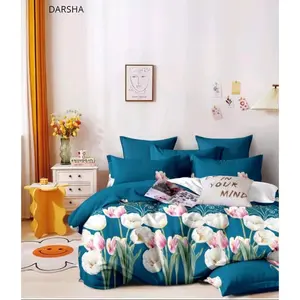BEDCOVER SET MICROTEX DISPERSE MOTIF DARSHA
