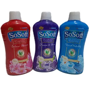 (PER BOTOL) SOSOFT Sabun Cuci Cair Pembersih Kain Botolan 700ml