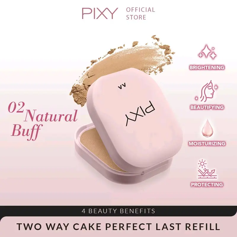 PIXY TWC Two Way Cake Perfect Last 4 Beauty Benefits SPF 30 PA+++ - Refill 9gr 5