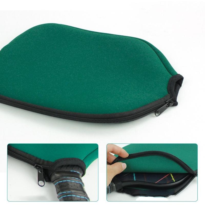 Vỏ lưu trữ Tay áo vợt Pickleball cao su tổng hợp, mới, Phụ kiện vỏ bọc mái chèo Pickleball, Túi bảo vệ bền 6