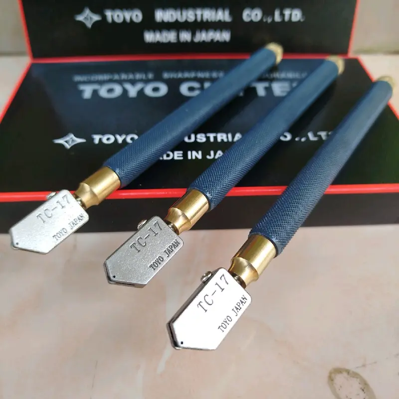 Alat potong kaca toyo Tc-17 alat pemotong kaca keramik granit original japan 2