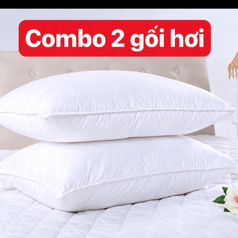 Combo 2 Gối Hơi Mềm Mại Cho Giấc Ngủ Thoải Mái