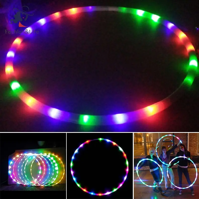 Mainan Viral Mainan Hulahoop Lampu Led Warna Warni