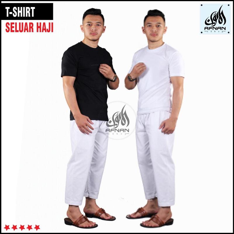 T Shirt & Seluar Haji Umrah Unisex Best quality Baju Haji & Umrah T Shirt & Seluar  Pagoda Berpoket & Berzip 100% Cotton 0