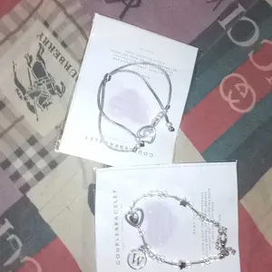 Gelang Rantai(KODE 1133)//BISA REQUEST HURUF//Gelang chram//Gelang manik Silver