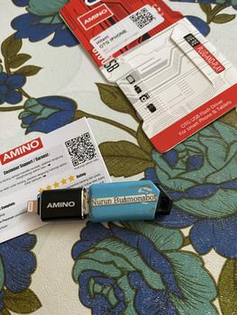 Product Review of AMINO Mini OTG USB TO L Adapter Converter USB 3.0 Plug Play Flashdisk Data untuk Iphone X XR 11 12 13 14 Pro Max from A**r 0