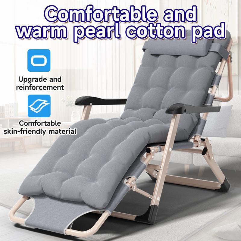 【SG Local Seller】Upgrade 200cm Foldable Single Sofa Bed With Mattress Folding Lazy Sleeping Army Chair Portable Camping/Office/Home/Living Room Recliner Lounge Chair Bed 4