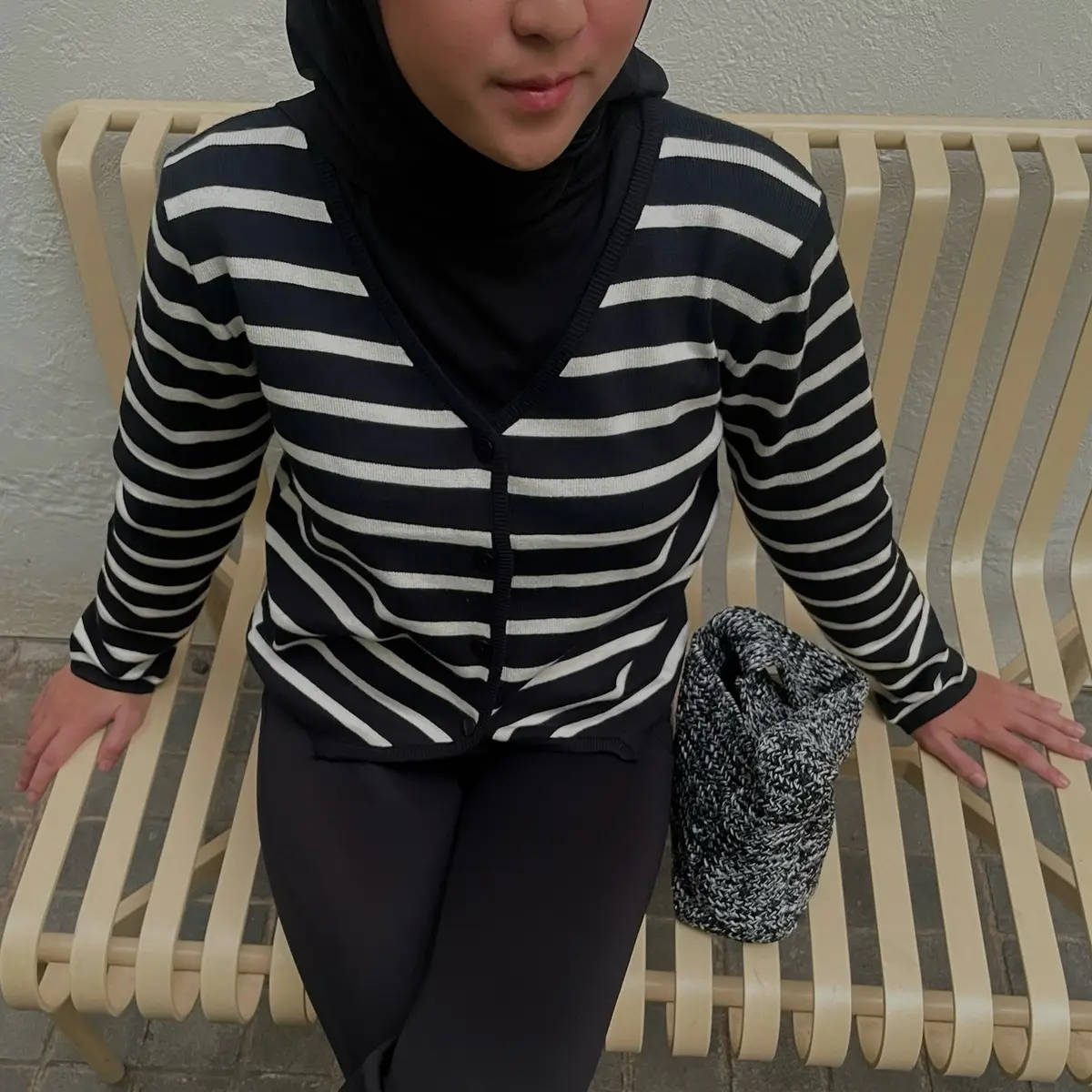 Day and Out Cardigan stripes
