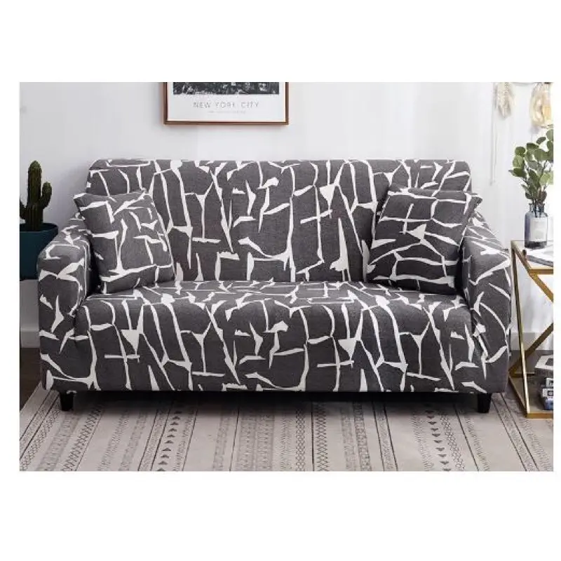 sarung sofa cover pelindung sofa motif 1 - 3 seater / sarung cover elastis