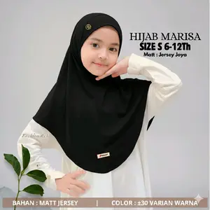 HIJAB MARISA SIZE S 6-12Th Bahan Matt Jersey Tebal