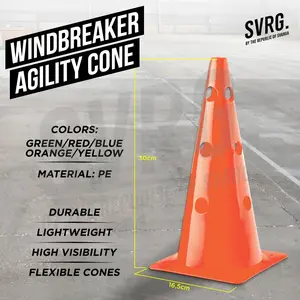 Agility Cone Svarga - Kerucut Latihan Agility dan Kecepatan Per Pcs