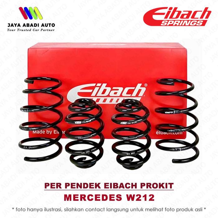 W212 Front Spring Jual Lowering Kit / Coil Spring / Per Pendek EIBACH PROKIT - MERCEDES ...