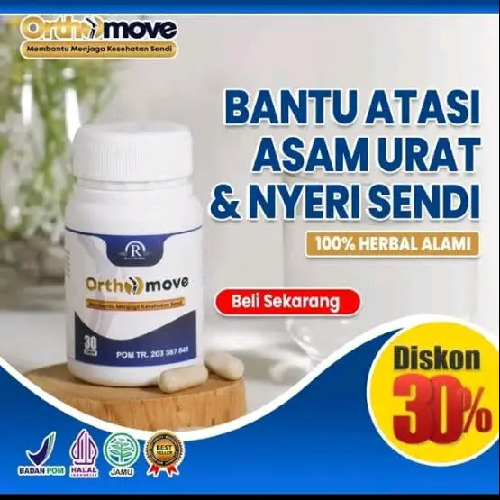 Orthomove Asli Bpom Bantu Atasi Asam Urat Dan Nyeri Sendi Original Ampuh