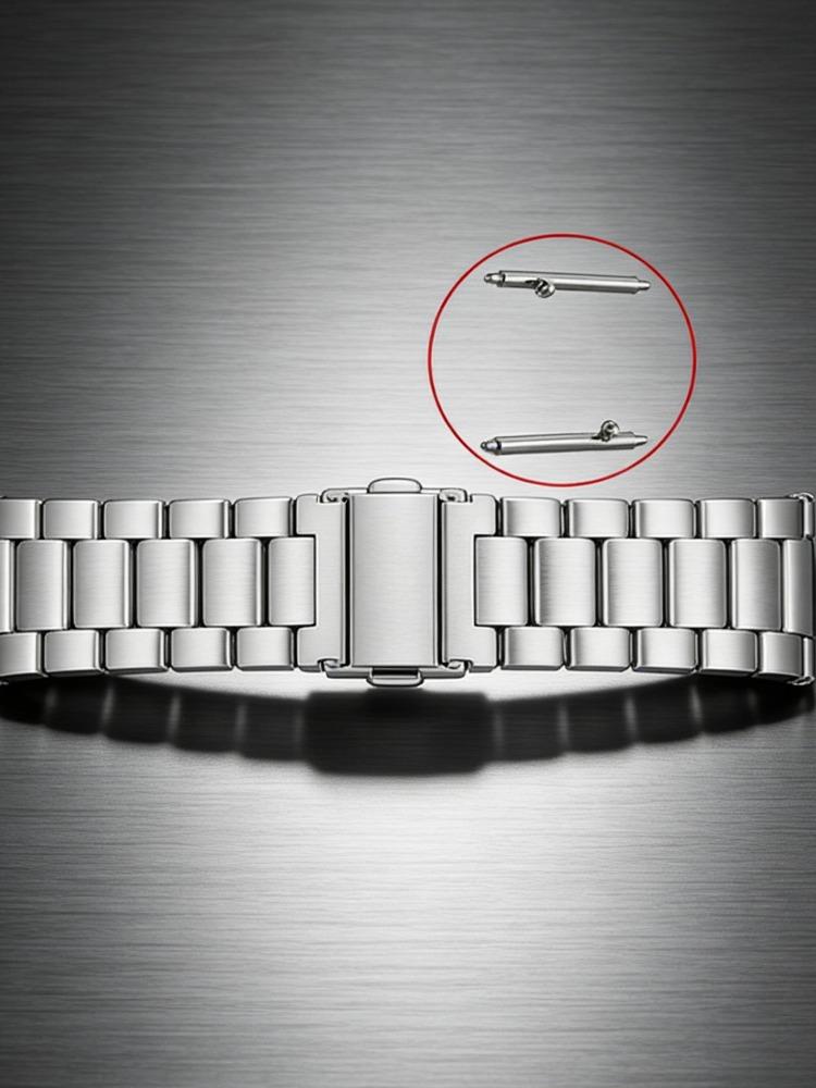 Tiga tali baja ukuran 20mm tali yang dapat dilepas tali jam tangan pintar tahan air H13 / GT4PRO Wearable Accessories