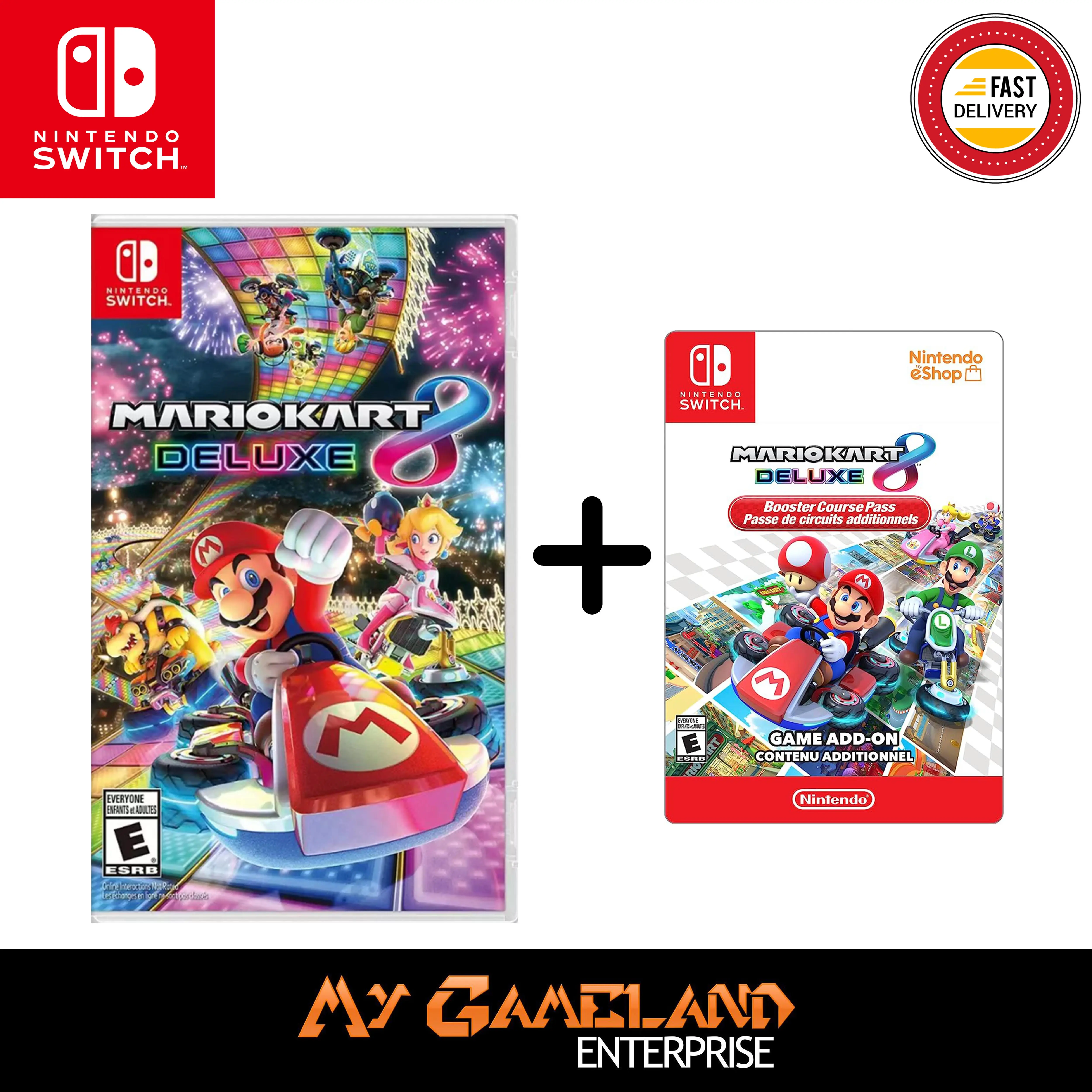 Nintendo Switch Mario kart 8 Deluxe + Booster Course Pass (English/Chinese)