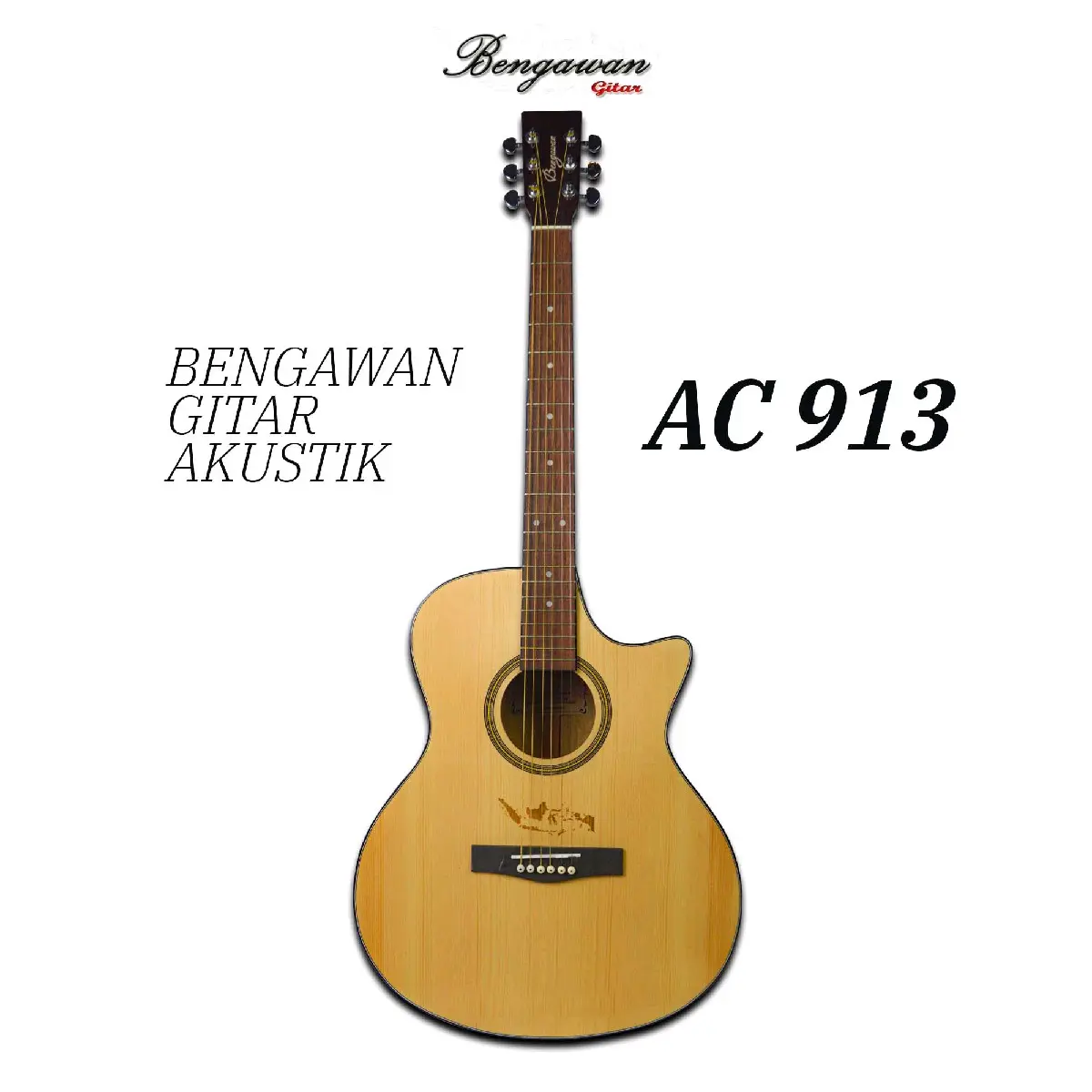 Bengawan Gitar AC 913 Akustik Elektrik