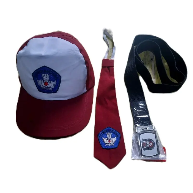 perlengkapan sekolah sd smp sma pramuka.topi dasi dan sabuk 0