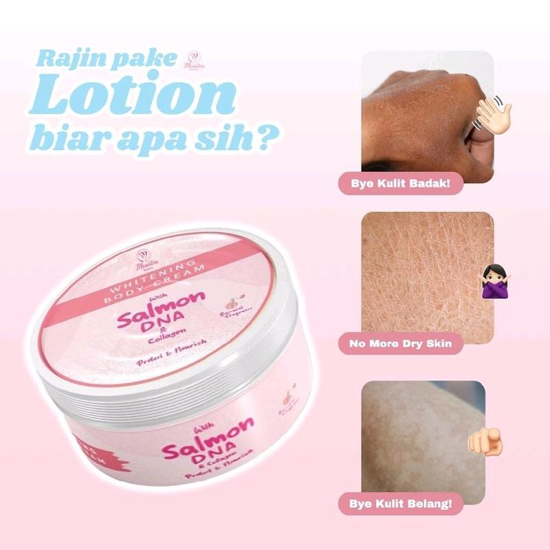 [Kemasan Baru] MEANTEA BEAUTY by Katya Skin Body Cream Whitening With Salmon DNA dan Collagen 2