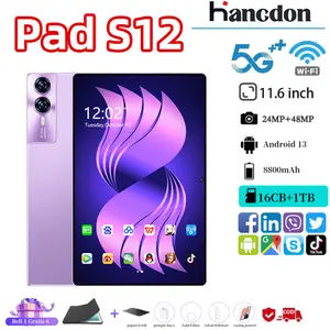 Penawaran terbatas, mouse dan keyboard nirkabel gratisTablet Hancdon 2025 S12 11,6 inci [16GB+1TB]|Pengalaman profesional layaknya PC | Layar OLED True ColorFull Viewing Angle 120Hz | Layar ultra tipis COD