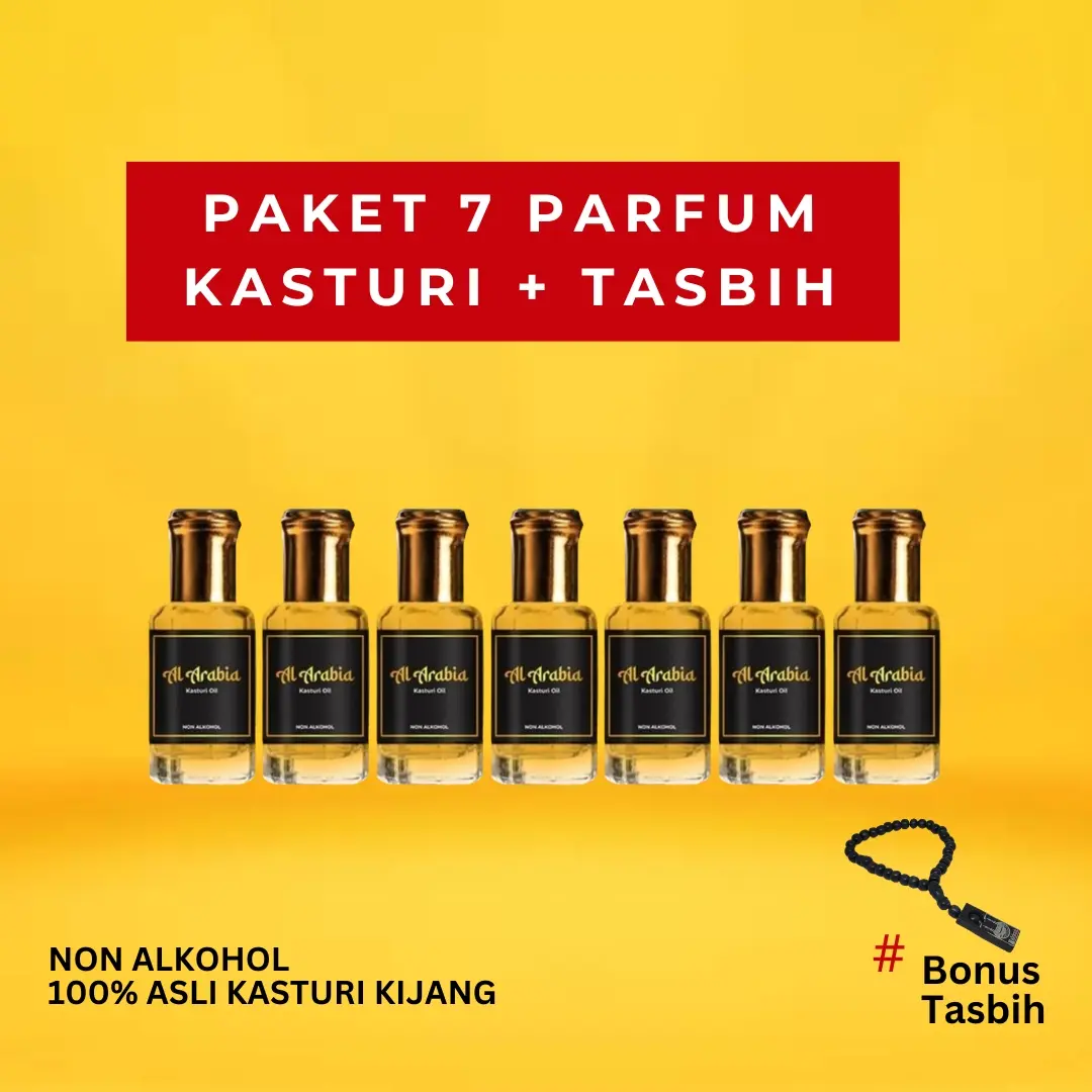 7 PARFUM KASTURI + TASBIH
