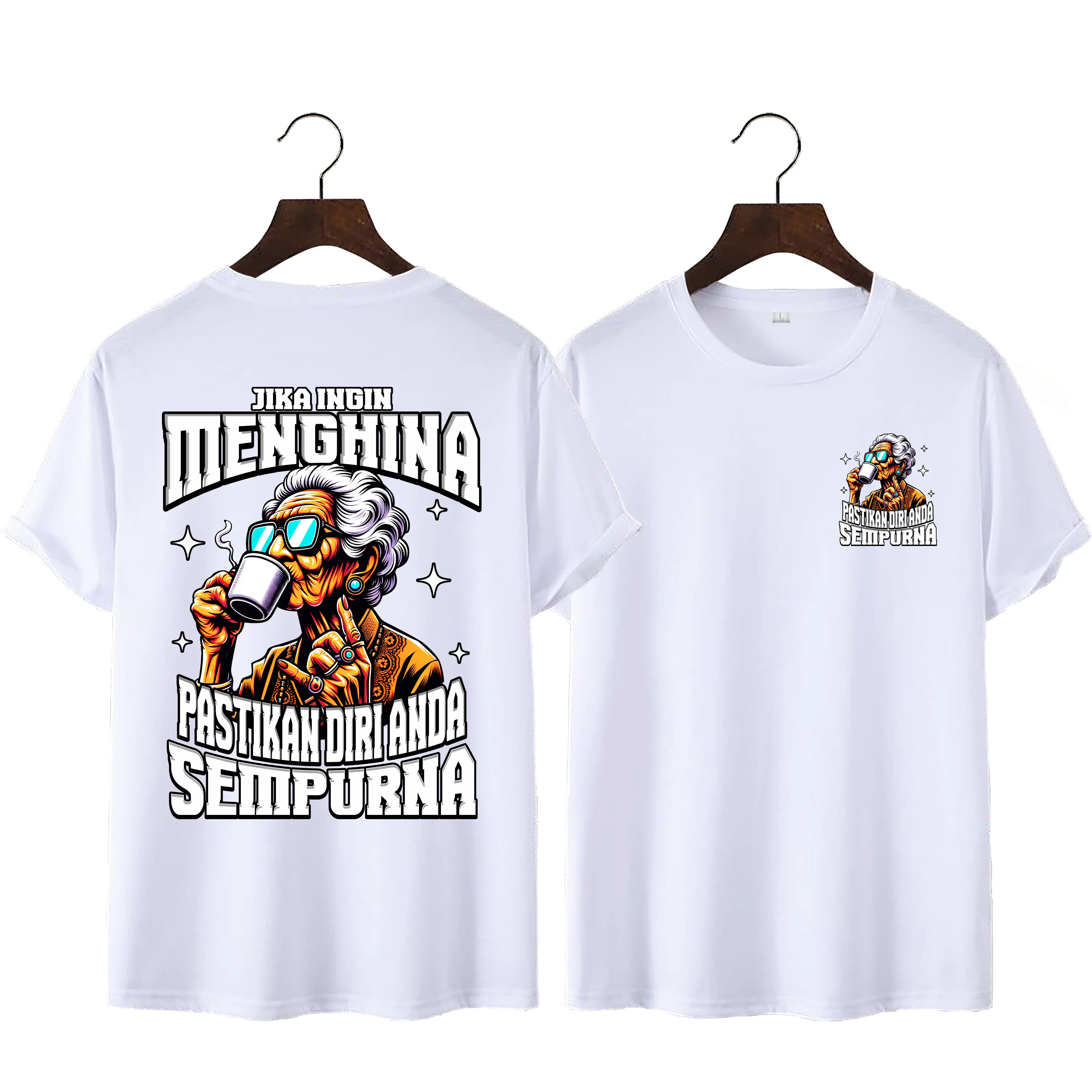 Kaos Distro Premium, Atasan Unisex, T-Shirt