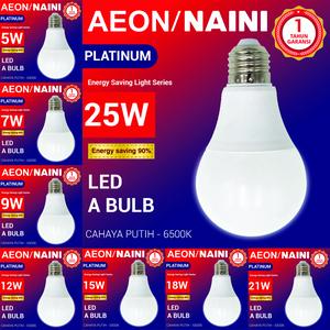 Lampu Garansi Platinum LED Bulb 5w 7w 9w 12w 15w 18w 21w 25w Bohlam LED Cool White E27 Garansi 1 Tahun SNI lampu  led bola  lampu rumah lampu  led  5  watt
