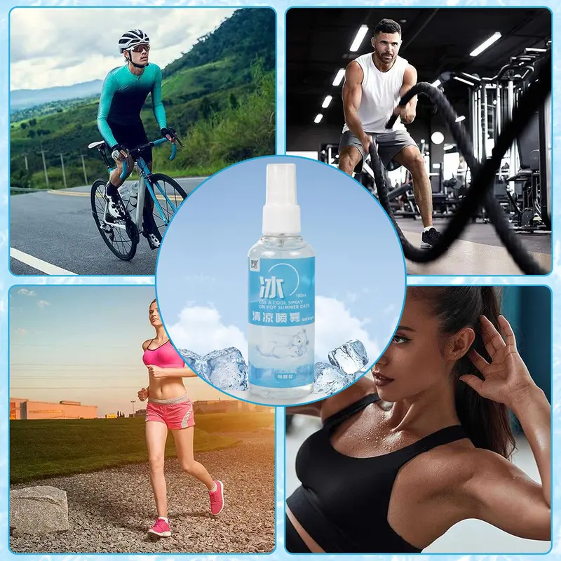 MAILI Semprotan Dingin Multifungsi Sport Cooling Spray Mint 100ml - SK108 Terbaru 4
