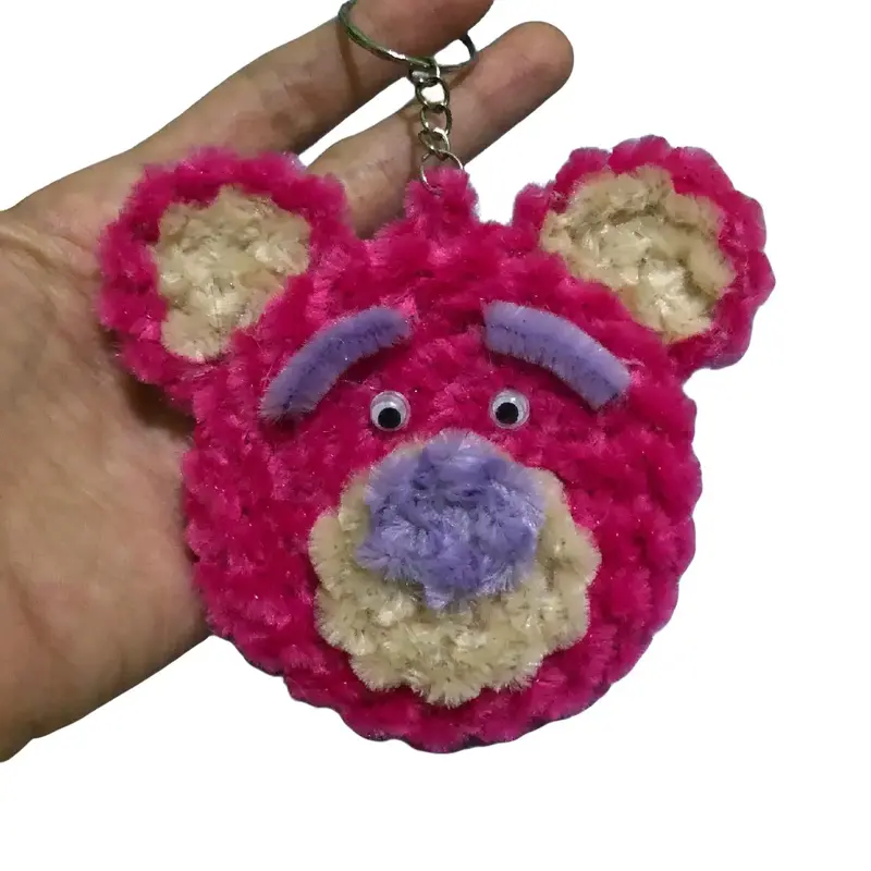 cermin kaca + gantungan motif lotso kelinci bisa request 0