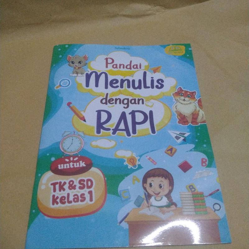 Buku anak Pandai Menulis dengan Rapi untuk TK & SD kelas 1 - Shop ...