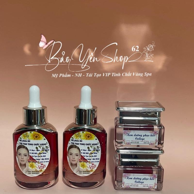 NH- 2BỘ THẢO Dược Tinh chất VIP 3Ml + Giúp Cho Da Mụn Nám Tàn Nhang KEM MỜ Nám mịn collage 10gr Dưỡng DA- Skincare kem taitao