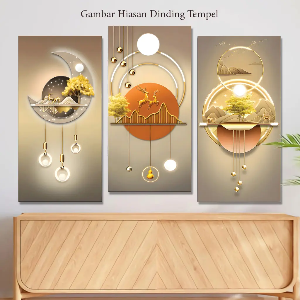 Hiasan Dinding Ruang Tamu Aesthetic 15x30 wall decor pajangan Rumah Realistik poster neon