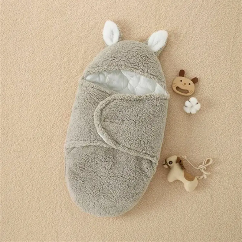 selimut bayi bedong instan motif kelinci 3