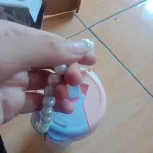 Eatkit 350Ml HOHO Tumbler Cangkir Minum Kaca Estetika Lucu Mug Kopi Estetika dengan Rantai Mutiara Gantung dan Sedotan Kaca Bottles Kitchenware Water