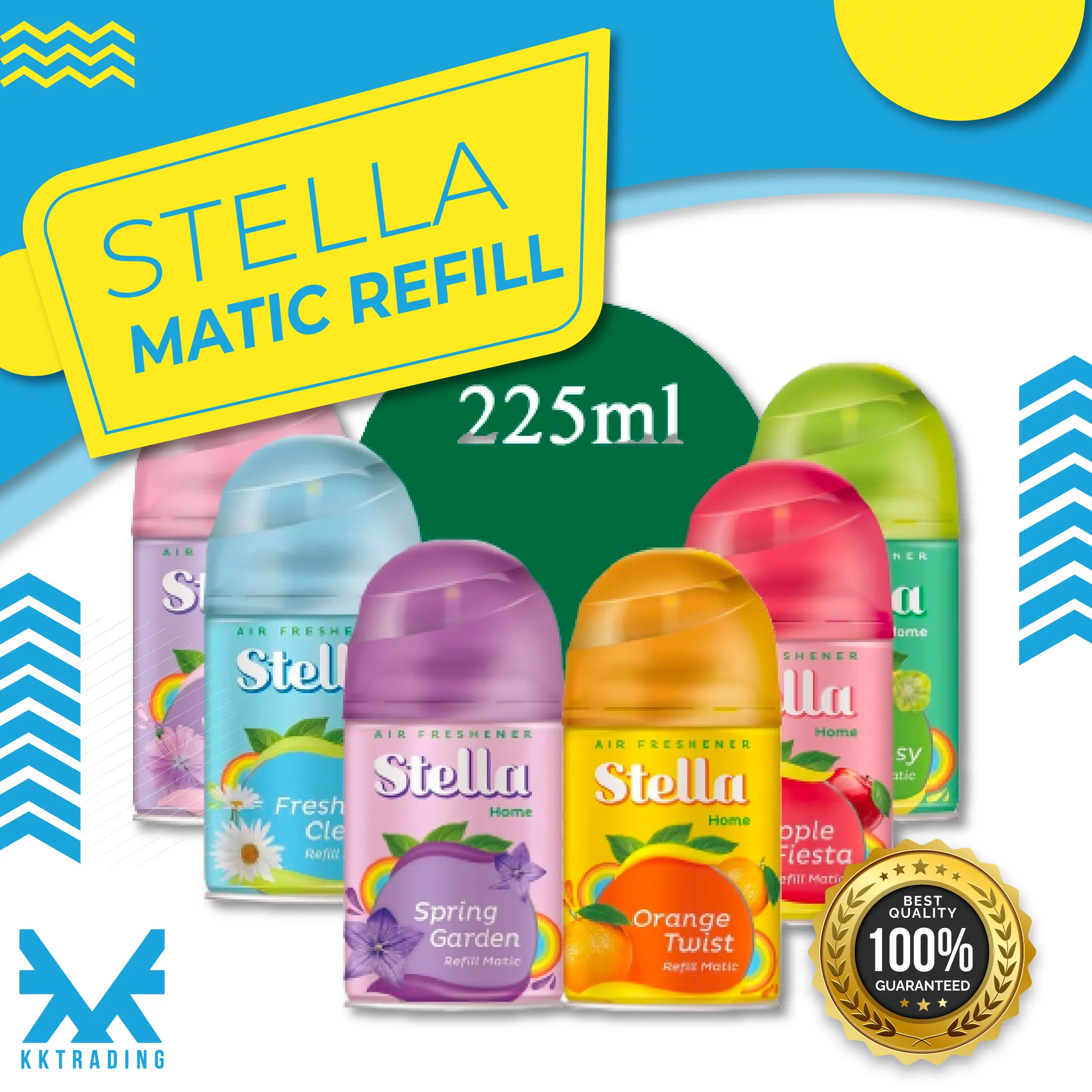 AIR FRESHENER STELLA REFILL 225ml