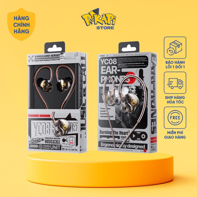 BH 2 năm Tai Nghe Nhét Tai Wekome YC08 Chân Cắm 3.5mm Type-C iP - Chính Hãng Tai nghe Có dây Gaming