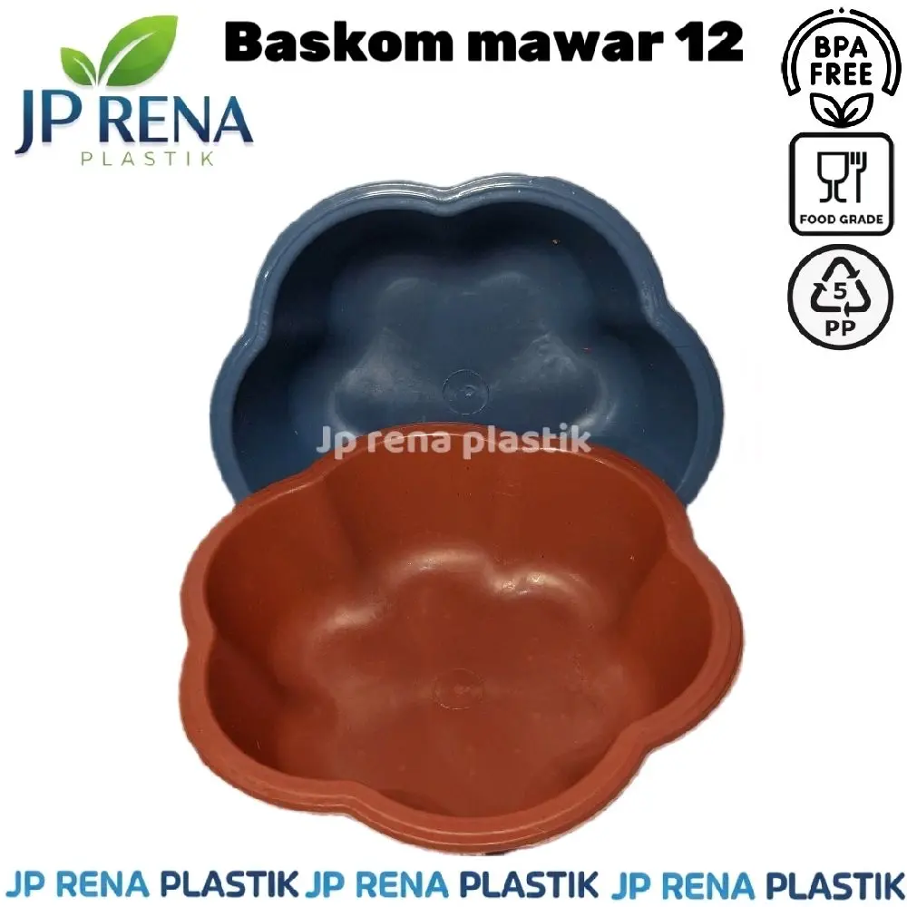 (12pcs) Baskom Mawar 12 Baskom Hajatan Baskom Berkatan Waskom serbaguna Bak berkat
