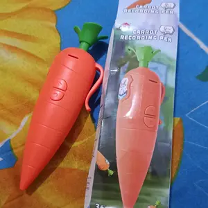 MahiToys Pulpen Rekaman Suara Anak Desain Wortel Multifungsi