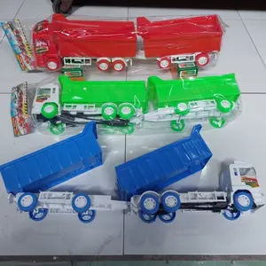 Mainan anak dump Truk gandeng berkualitas Anak Bak Mobilan Toy