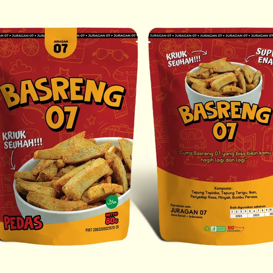 Juragan 07. Basreng premium pedas