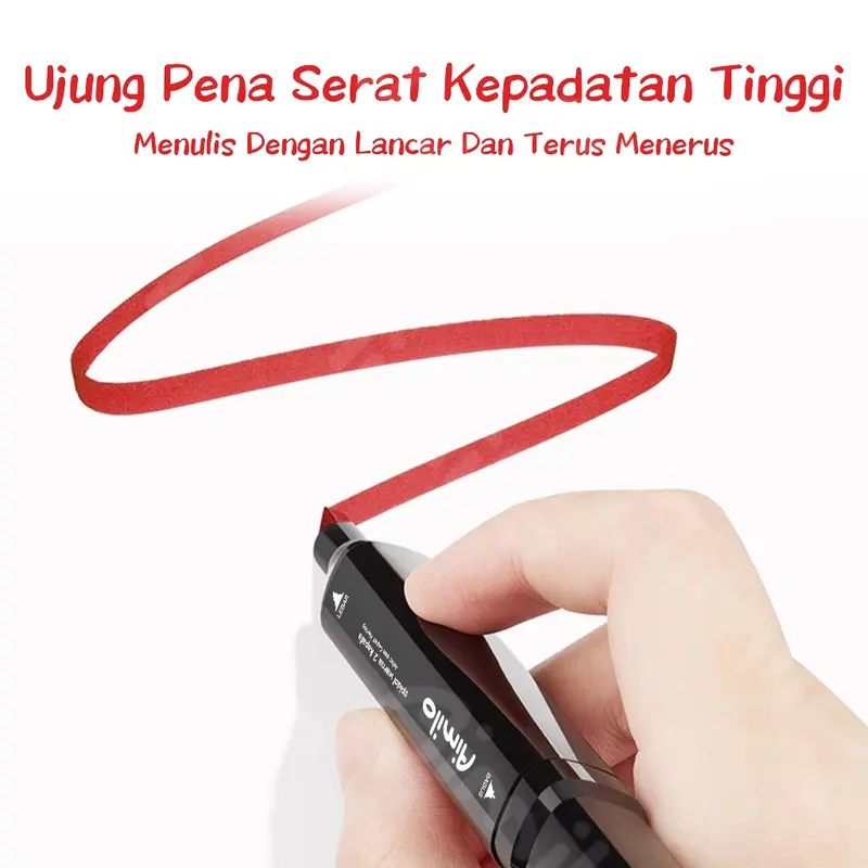 [READY] Aimilo Spidol Warna Warni 1 Set Kemasan Kartun Sketch Marker 2 Tip Touch Marker 48/60/80 Warna 5