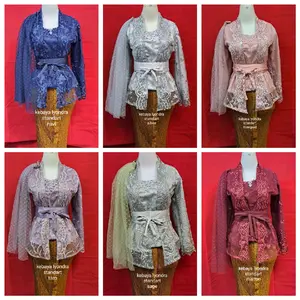 Kebaya Wisuda /pesta broklat tile mutiara Lyodra Atasan